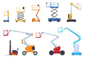 Verschiedene industrielle mechanische Aufzüge, Scheren-Lift-Plattform, Korb